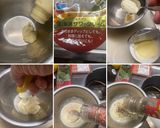 スモークサーモン、帆立貝柱の　冷製パスタ作り方5写真