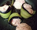 ナス巻ハンバーグ作り方4写真