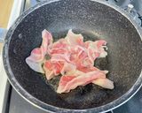簡単｜小松菜｜しめじ｜豚キムチ作り方3写真