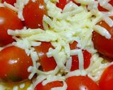 とろけるチーズとトマト作り方3写真