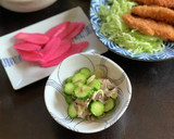 胡瓜と茗荷の白だし漬け作り方3写真