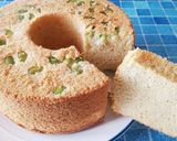 枝豆と粉チーズ・シフォンケーキ作り方12写真