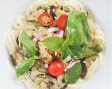 夏野菜とツナ缶でグリーンカレーそうめん作り方11写真
