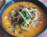 アーモンドミルクで坦々麺。(o^^o)♪作り方4写真