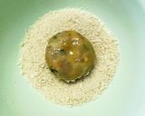私流コロッケのパン粉つけ方☆作り方4写真