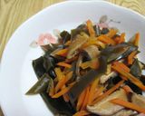 昆布と干ししいたけの煮物作り方3写真