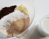 チョコ入り・ココアミルクちぎりパン作り方1写真