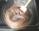 ラム酒香る 洋梨ケーキ ココアスポンジ　作り方5写真