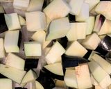 トマトとナスの冷製パスタ作り方1写真