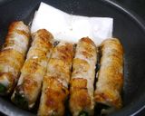 簡単！ちくわ小松菜の肉巻照り焼き　作り方6写真