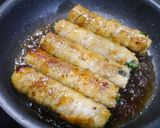 簡単！ちくわ小松菜の肉巻照り焼き　作り方7写真
