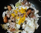 豚肉のマスタード炒めホットドッグの中身風作り方3写真