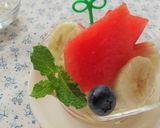 夏おやつ＊すいか＆バナナに塩パラリ作り方4写真