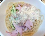 超簡単！冷製クリームツナパスタ！！作り方6写真