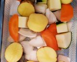 レンジ料理~チーズ入り鶏炒め~チョ簡単作り方3写真