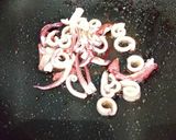 野菜炒め(ピーマン、もやし、いかを)作り方3写真
