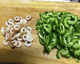 ゴーヤとちくわのオイマヨ和え作り方1写真