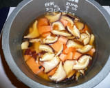 簡単　鮭と干ししいたけの炊き込みご飯作り方3写真