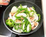 わが家のミラカン風あんかけパスタ♪作り方4写真