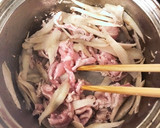 豚肉とごぼうの旨味たっぷり炊き込みご飯作り方3写真