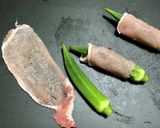 オクラの肉巻きエスニック風作り方1写真