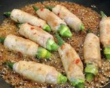 オクラの肉巻きエスニック風作り方4写真