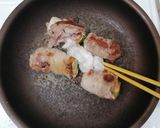 豚バラちくわキュウリ巻き生姜焼き！作り方4写真
