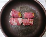 豚バラちくわキュウリ巻き生姜焼き！作り方3写真