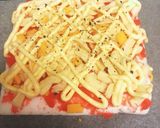 乗せて焼くだけはんぺんのチーズたらこ乗せ作り方2写真