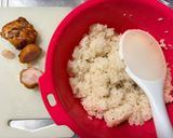 唐揚げおにぎり🍙ほりにしver.作り方1写真