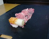 豚バラちくわチーズ巻き生姜焼き！作り方2写真