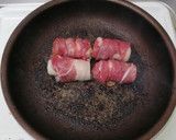 豚バラちくわチーズ巻き生姜焼き！作り方3写真