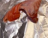 ゆかりのイブクロ　　サーモンのホイル焼き作り方2写真