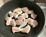 ささみとナスと豆腐の味噌炒め作り方2写真
