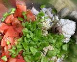 やげん軟骨とトマトの生春巻き作り方7写真