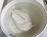 鶏ムネと水菜の梅マヨサラダ作り方1写真