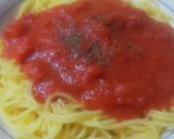 トマト缶とトマトジュースの冷製パスタ♪作り方8写真