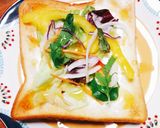 ★ヨーグルトサラダと蜂蜜胡椒のトースト★作り方4写真