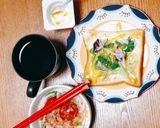 ★ヨーグルトサラダと蜂蜜胡椒のトースト★作り方6写真