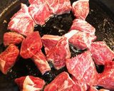 サザン風ビーフ&カラードグリーンスープ作り方1写真