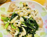 簡単!ほうれん草と豚のニンニク醤油炒め☆作り方8写真