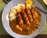 夏野菜エビフライカリー作り方5写真