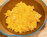 ひまわりそぼろ丼 夏にピッタリ 向日葵作り方4写真