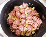 炊飯器deおかずミートボールスープ作り方5写真