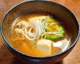 薬味として使う「生のゴーヤ」のお味噌汁作り方10写真