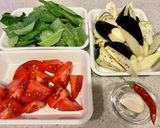 挽き肉の夏野菜炒め作り方1写真