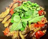 挽き肉の夏野菜炒め作り方5写真
