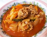 炊飯器deおかずミートボールスープ作り方8写真