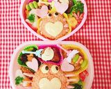 カニさん弁当　キャラ弁　デコ弁作り方3写真