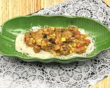 ヘルシー夏野菜カレーのビーフン作り方9写真